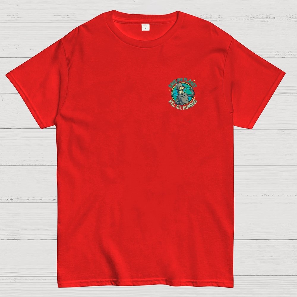 Yippee-Ki-Yay Front And Back Printing Geek T-Shirt