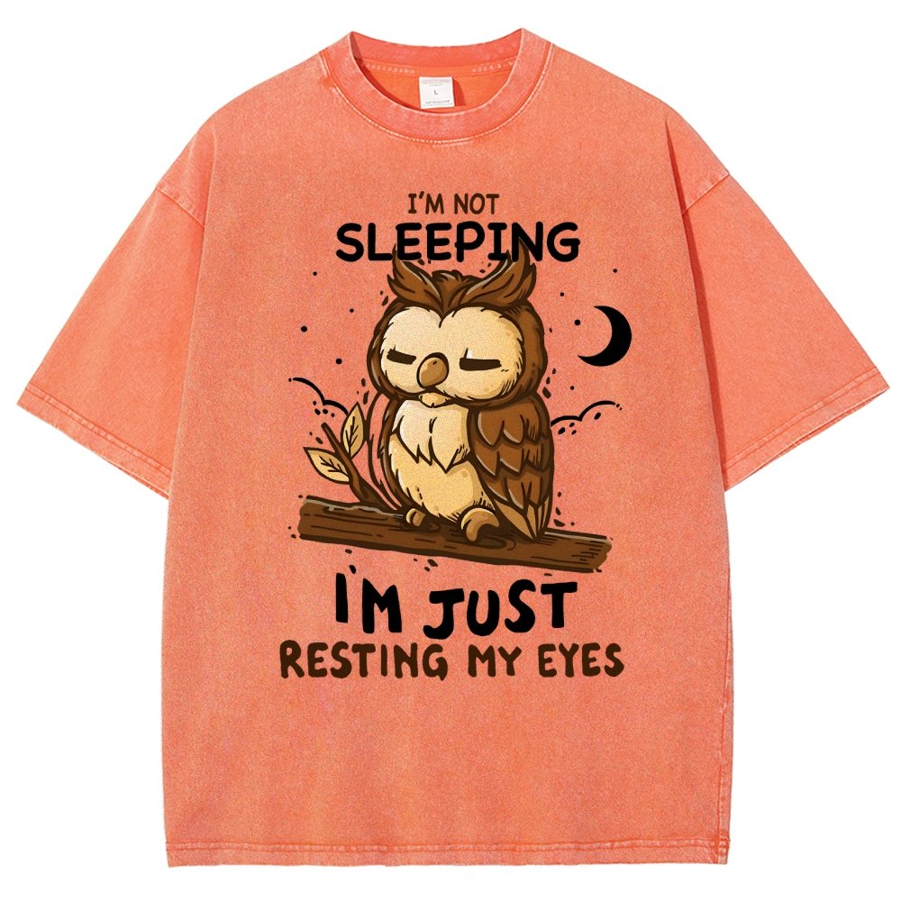 Just Resting My Eyes Vintage Distressed T-shirt