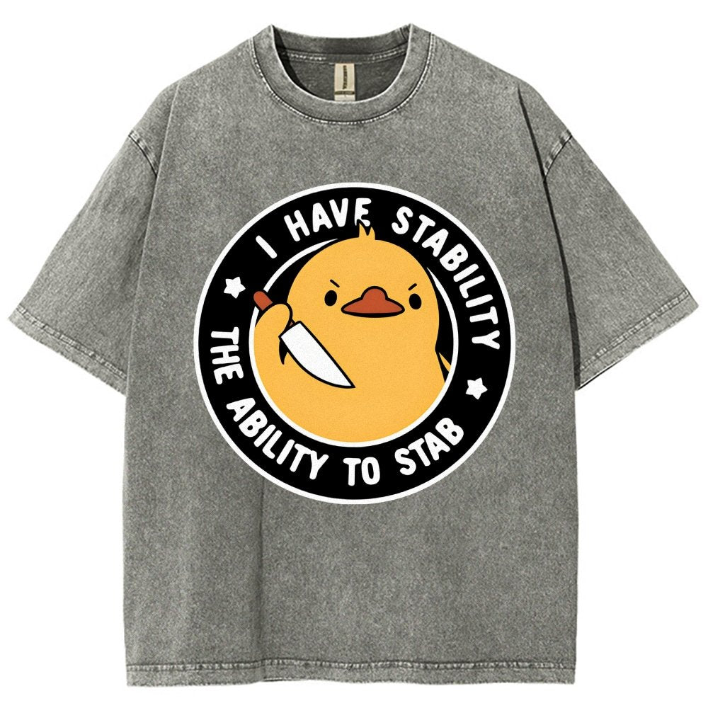 I Have Stability The Ability Vintage Distressed T-shirt