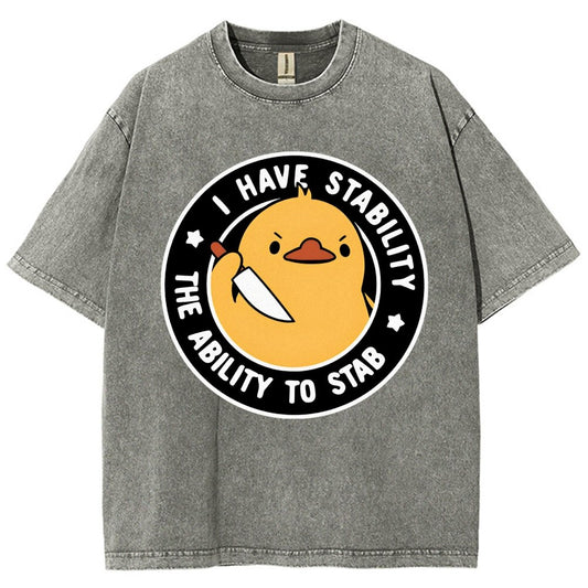 I Have Stability The Ability Vintage Distressed T-shirt