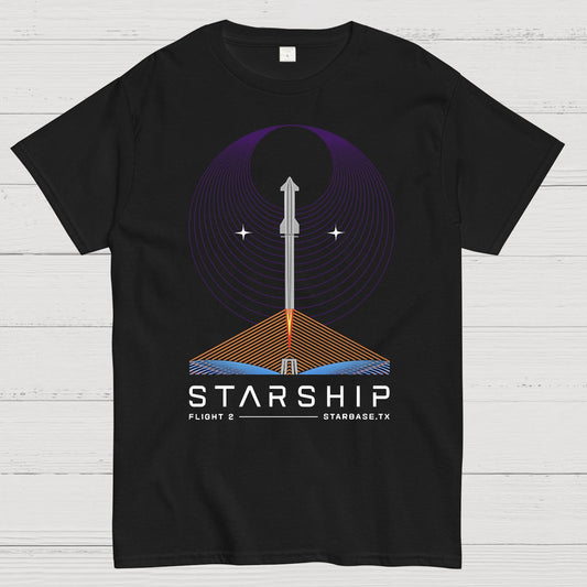 Starship Flight 2 Nerdy T-Shirt