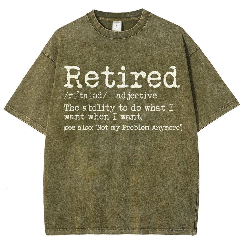 Fun Programming Programs For Retirement Vintage Distressed T-shirt