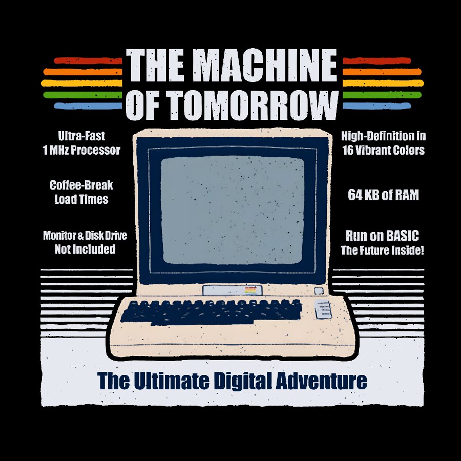 The Machine of Tomorrow Geek T-Shirt