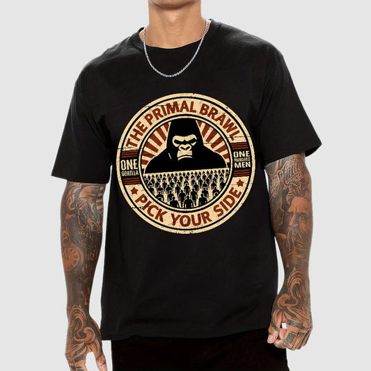 100 Men vs 1 Gorilla Geek T-Shirt