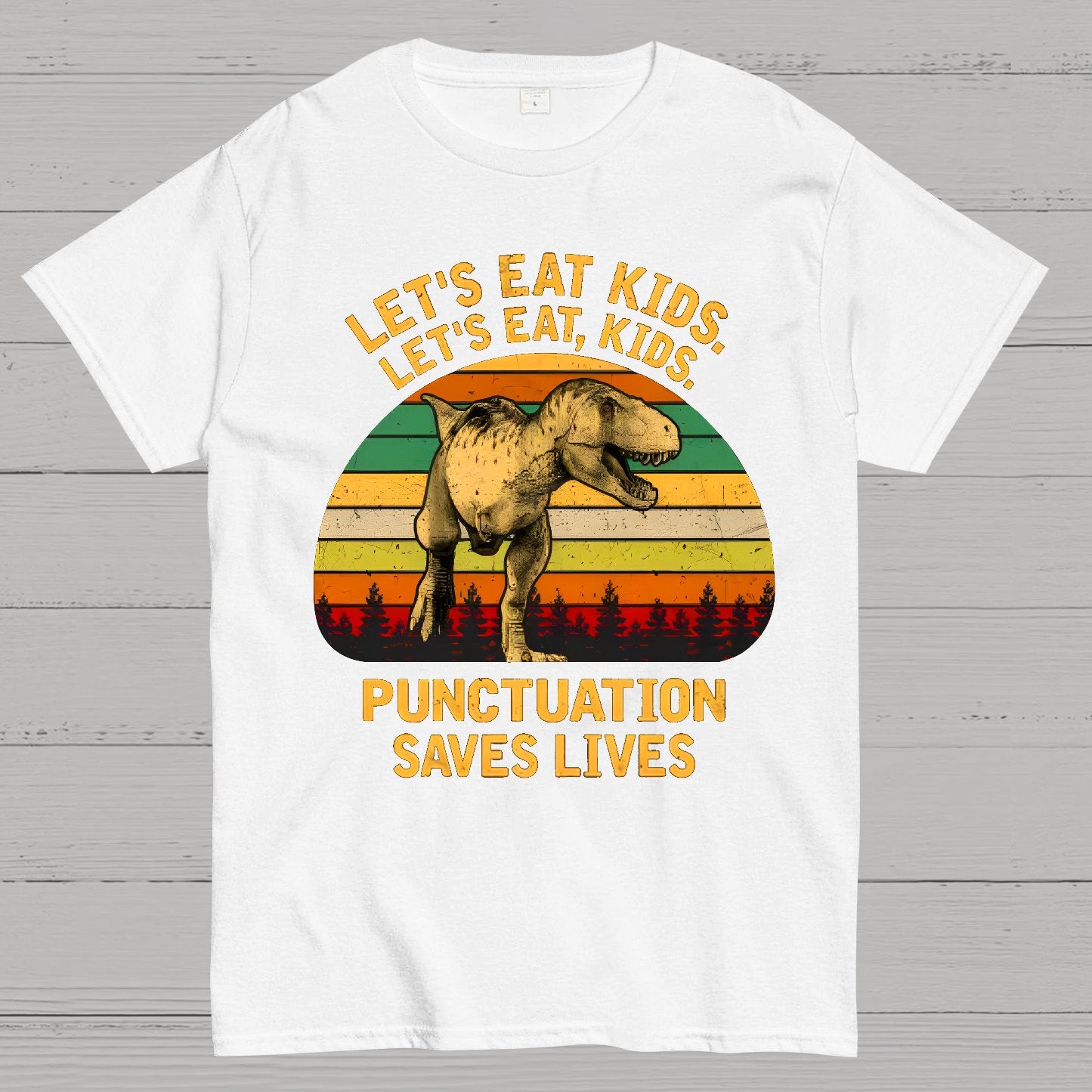 Punctuation Saves Lives Funny Geek T-Shirt