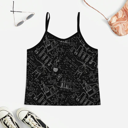 Experimental Science Of Chemistry Women's Geek Suspender Cami Set
