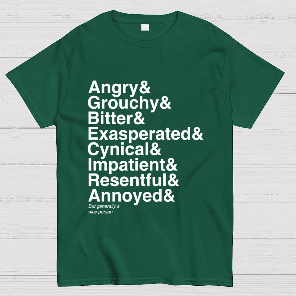 Generally A Nice Person Geek T-Shirt
