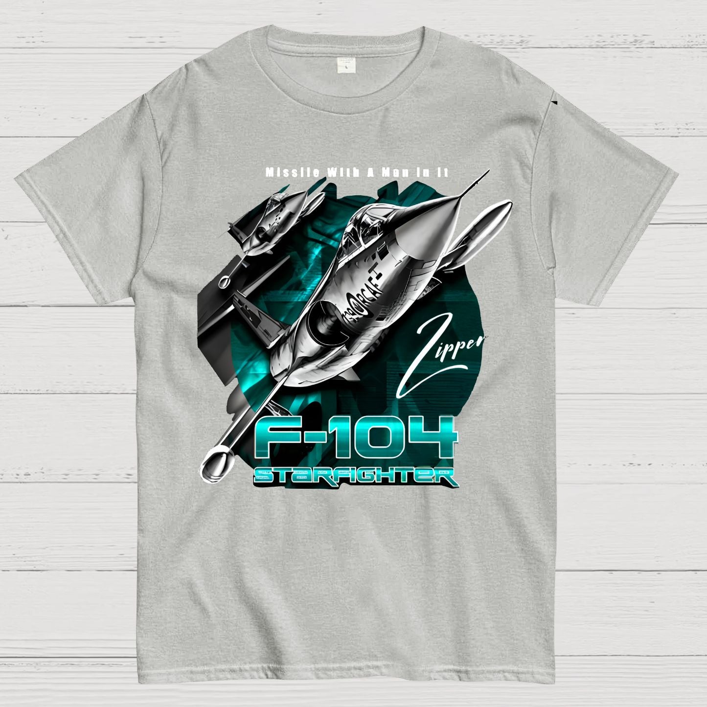 F-104 Starfighter USAF Supersonic Fighter Geek T-Shirt