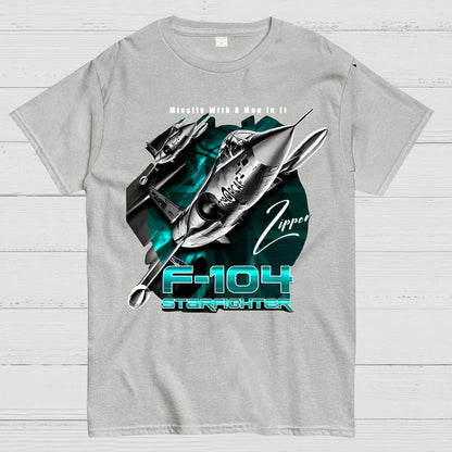 F-104 Starfighter USAF Supersonic Fighter Geek T-Shirt