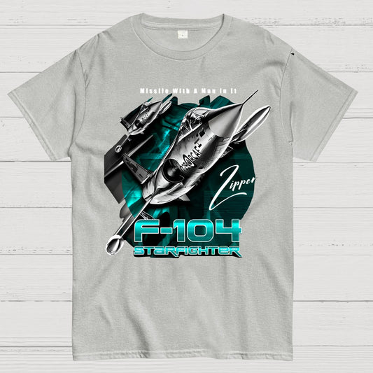 F-104 Starfighter USAF Supersonic Fighter Geek T-Shirt
