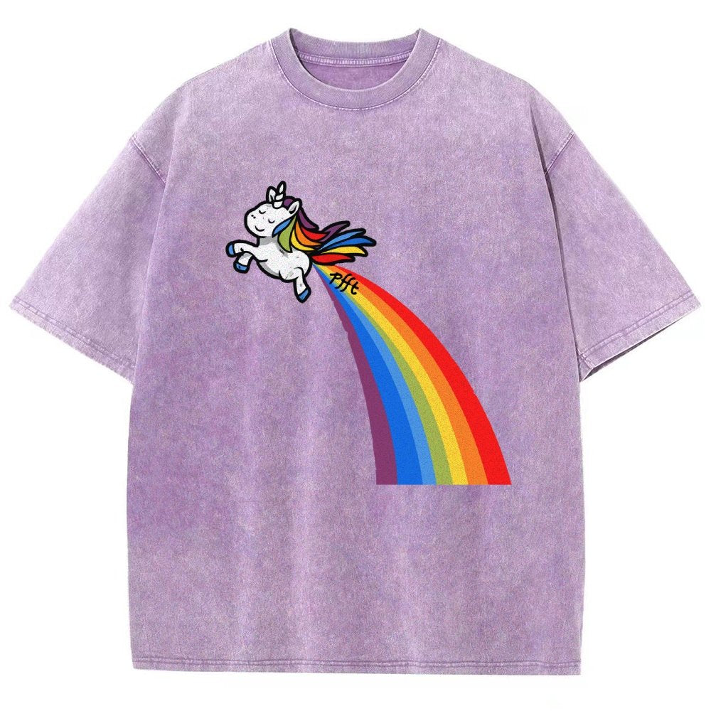 I Fart Rainbows Vintage Distressed T-shirt