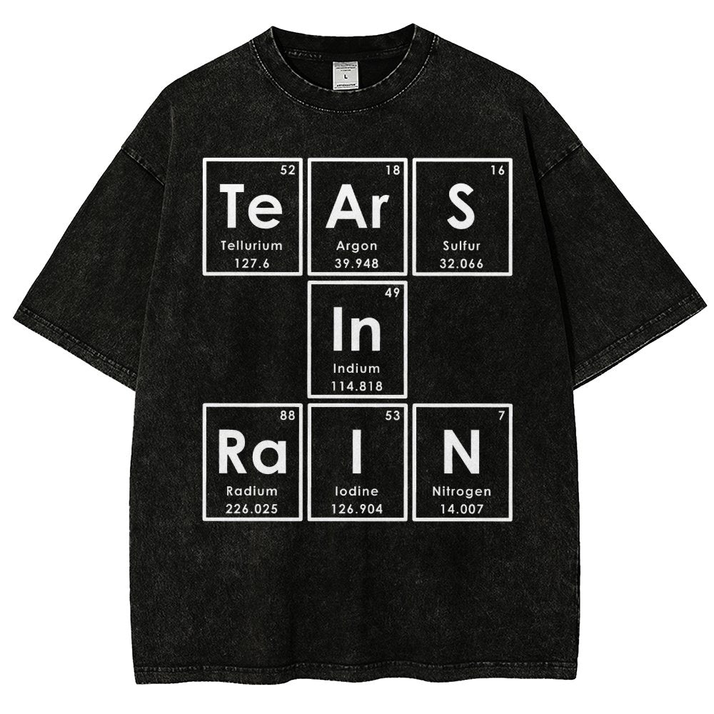 TeArS In RaIN Essential Vintage Distressed T-shirt