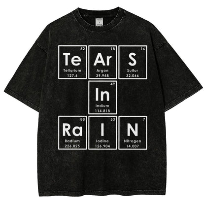 TeArS In RaIN Essential Vintage Distressed T-shirt