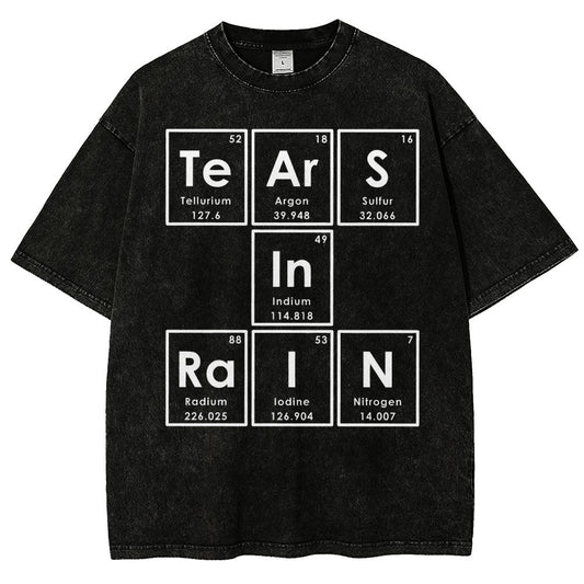 TeArS In RaIN Essential Vintage Distressed T-shirt