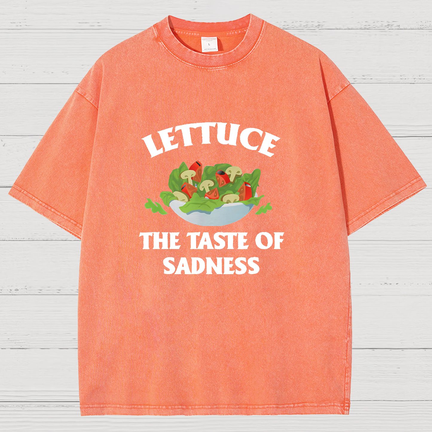Lettuce The Taste Of Sadness Vintage Distressed T-shirt