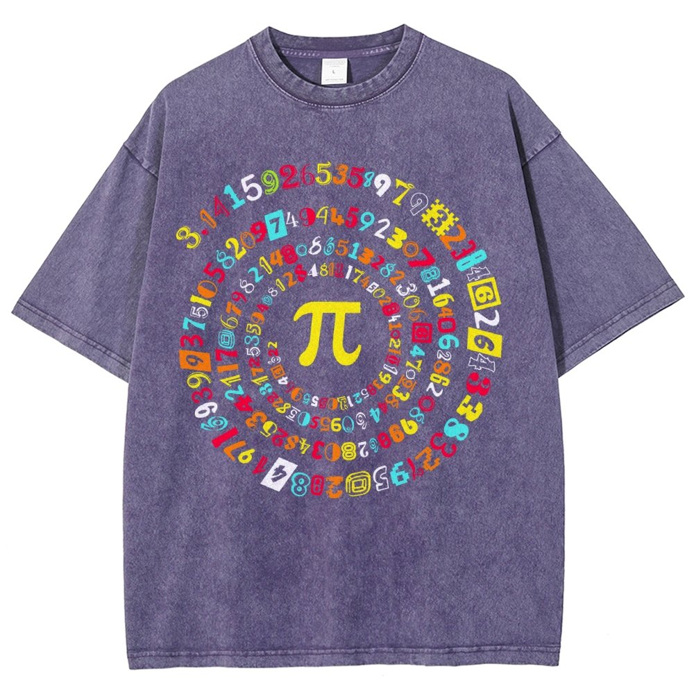 Happy Pi Day Vintage Distressed T-shirt