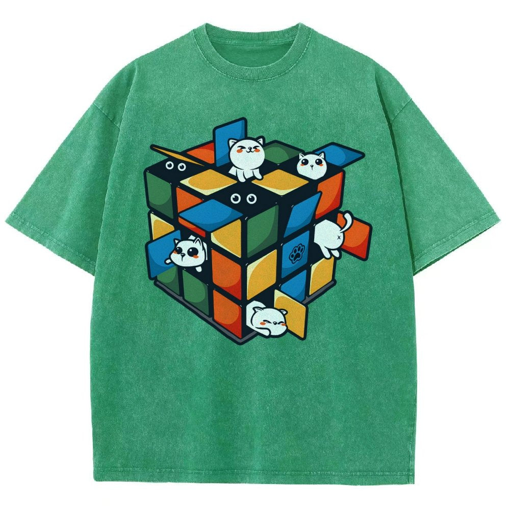 Rubikittens Vintage Distressed T-shirt