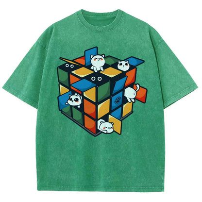 Rubikittens Vintage Distressed T-shirt