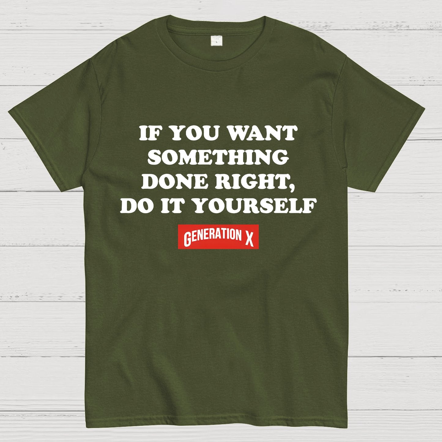 Do It Yourself Light Generation X Geeky T-Shirt