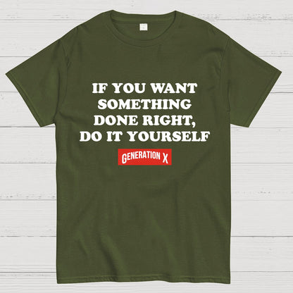 Do It Yourself Light Generation X Geeky T-Shirt