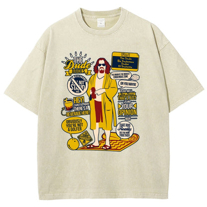 The Dude Quotes Vintage Distressed T-shirt