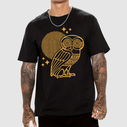 Ancient Greek Owl Geek T-Shirt