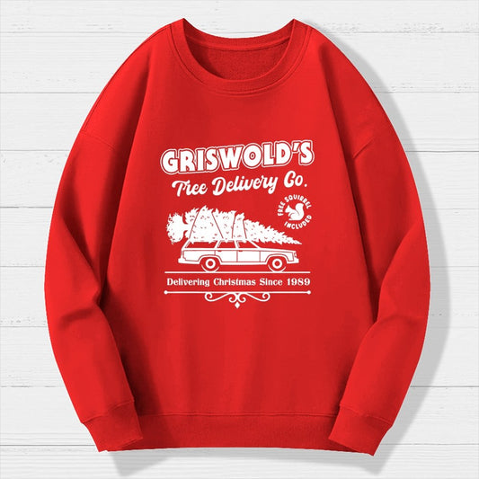 Holiday Tree Delivery Geek Cotton Sweatshirt