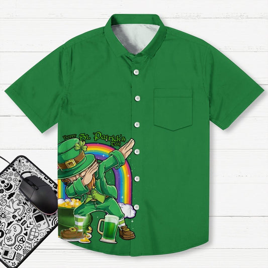 St. Patrick's Day Art Print Geek Hawaiian Shirt