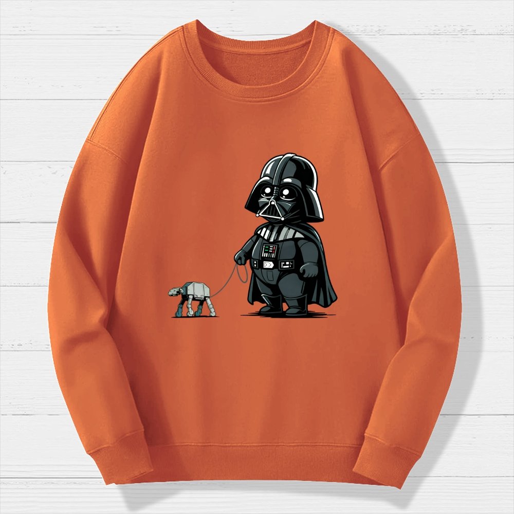 Walking The Mechanical Robot Dog Geek Cotton Sweatshirt