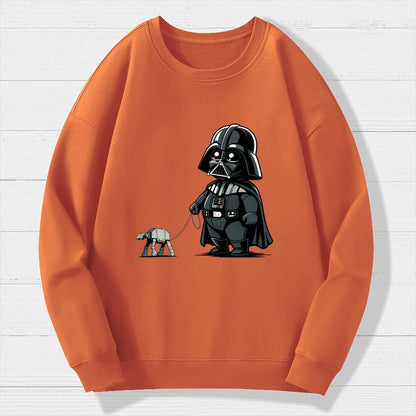 Walking The Mechanical Robot Dog Geek Cotton Sweatshirt