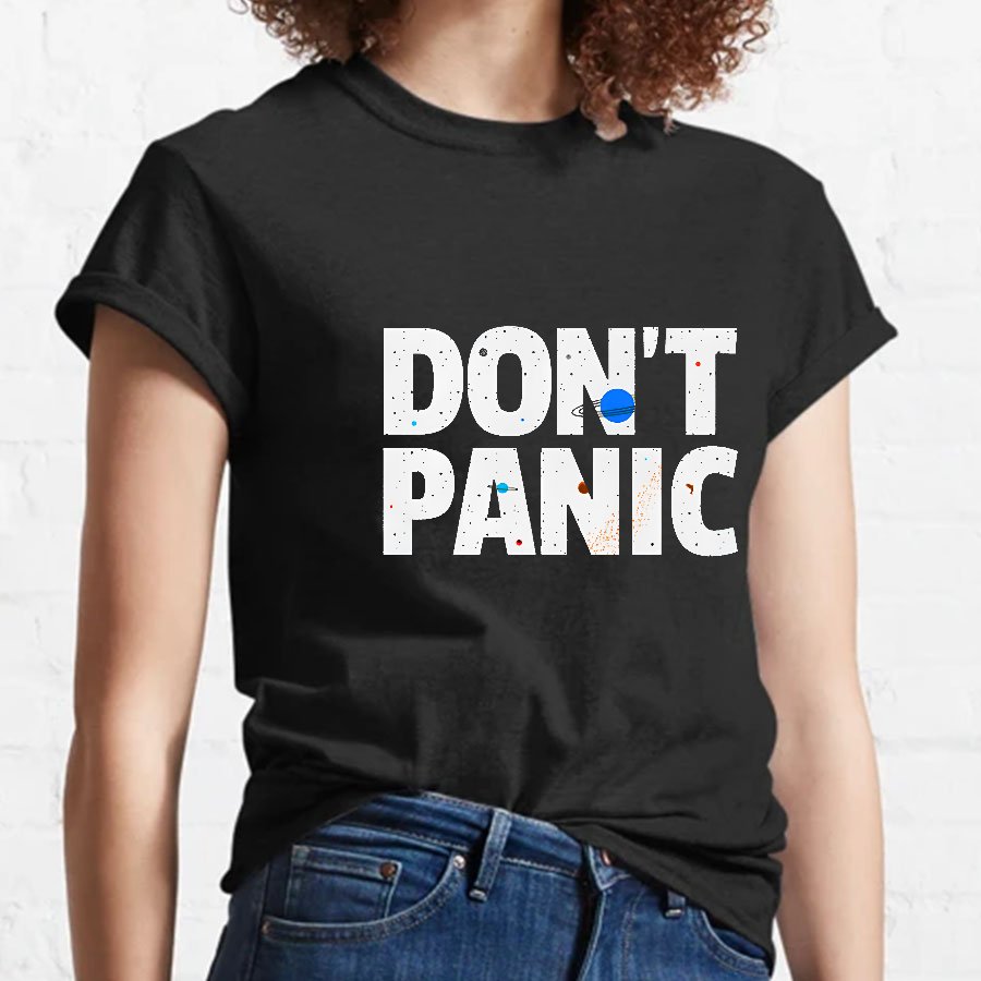 Don't Panic Geeky T-Shirt