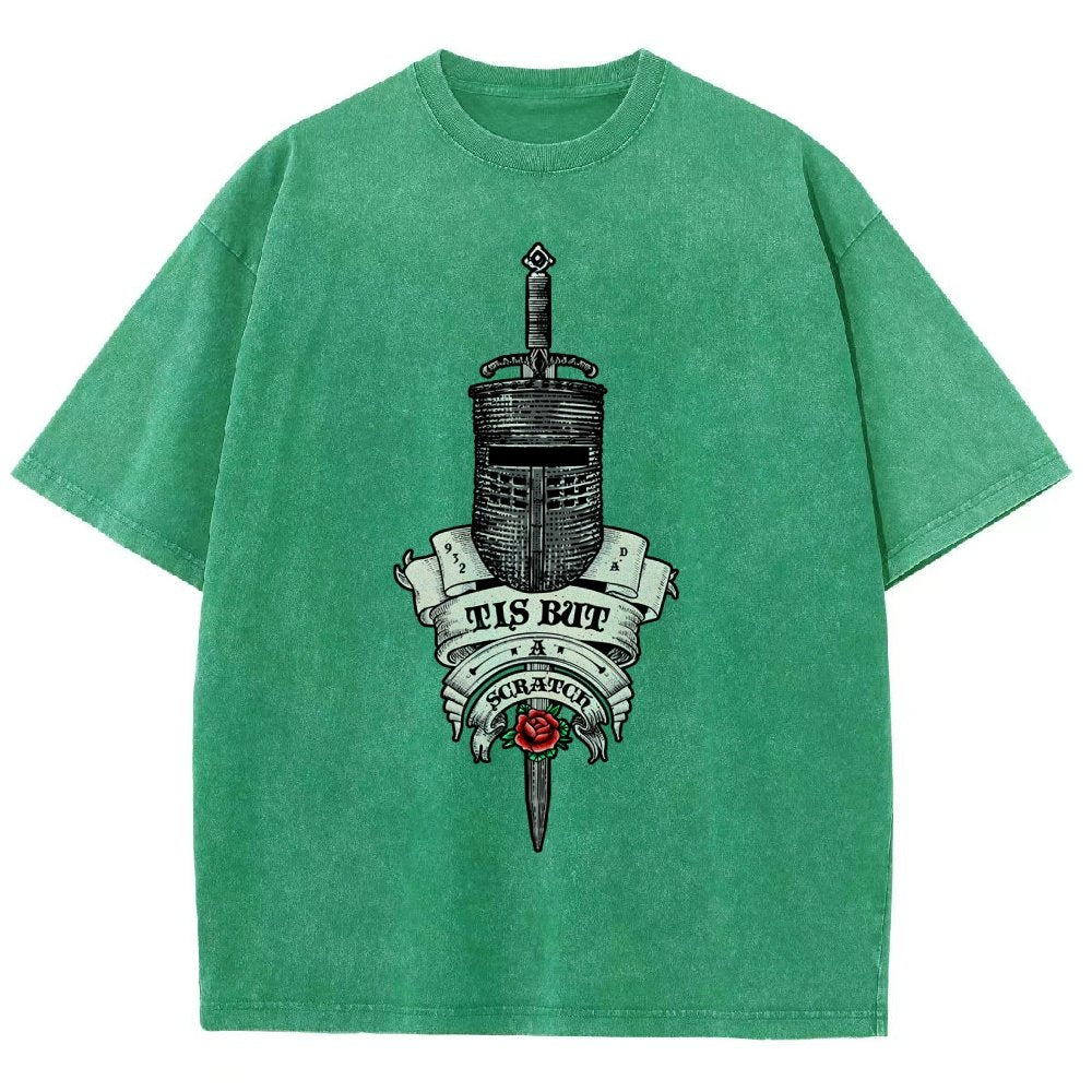 It is but a scratch. Vintage Distressed T-shirt