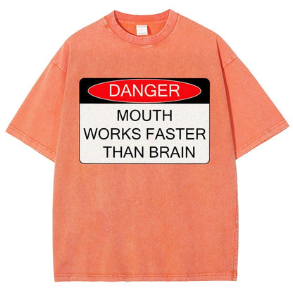 Danger Vintage Distressed T-shirt