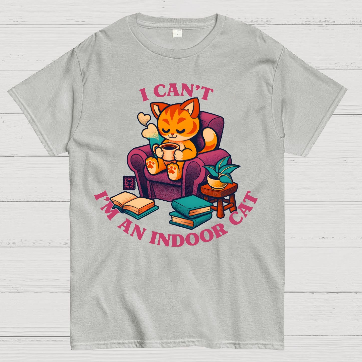 I Can't. I'm an Indoor Cat Geek T-Shirt
