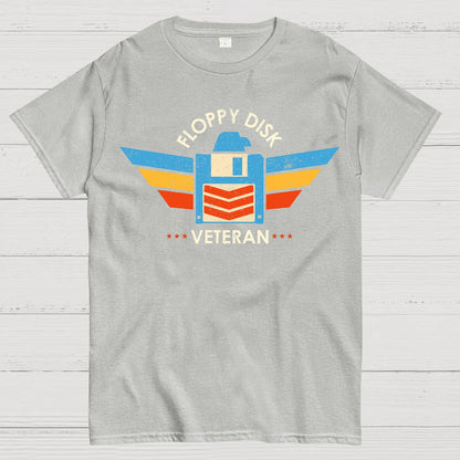 Floppy Disk Veteran Geek T-Shirt