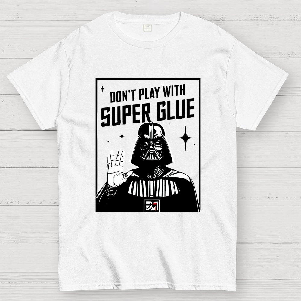 Galaxy Safety Tip Keep away from super glue Geek T-Shirt