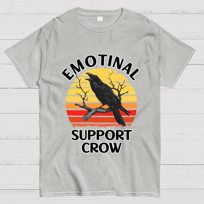 Emotional Support Crow Unisex Geek T-Shirt