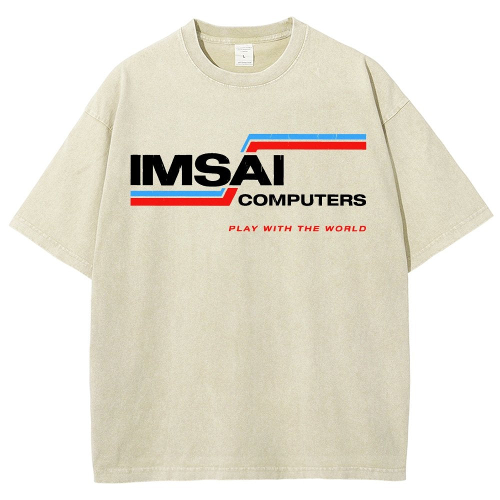 IMSAI Computers Vintage Distressed T-shirt