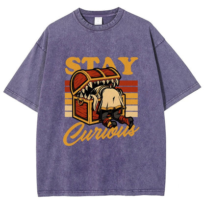 Elf Anime Treasure Vintage Distressed T-shirt