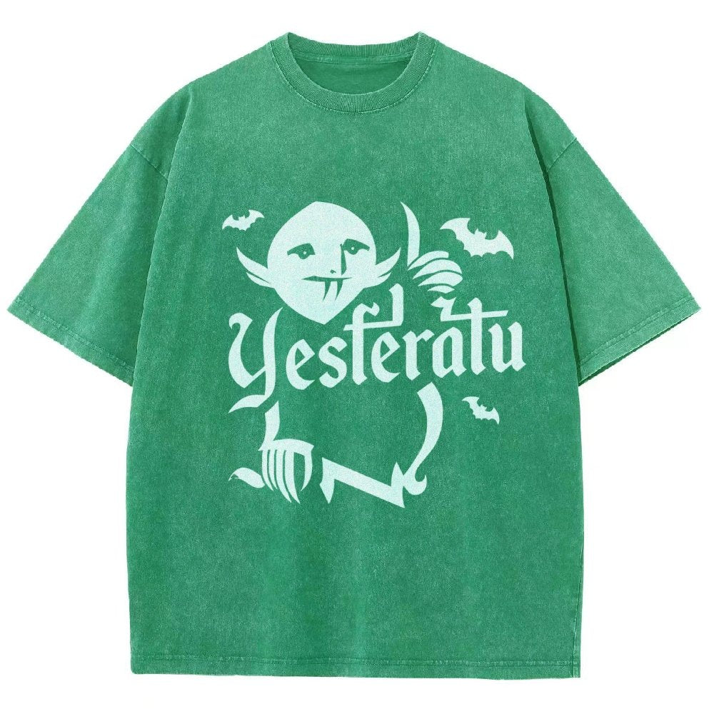 Mysterious Creature Vintage Distressed T-shirt
