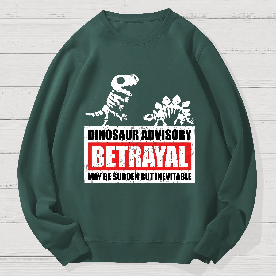 Betrayal Warning Geek Cotton Sweatshirt