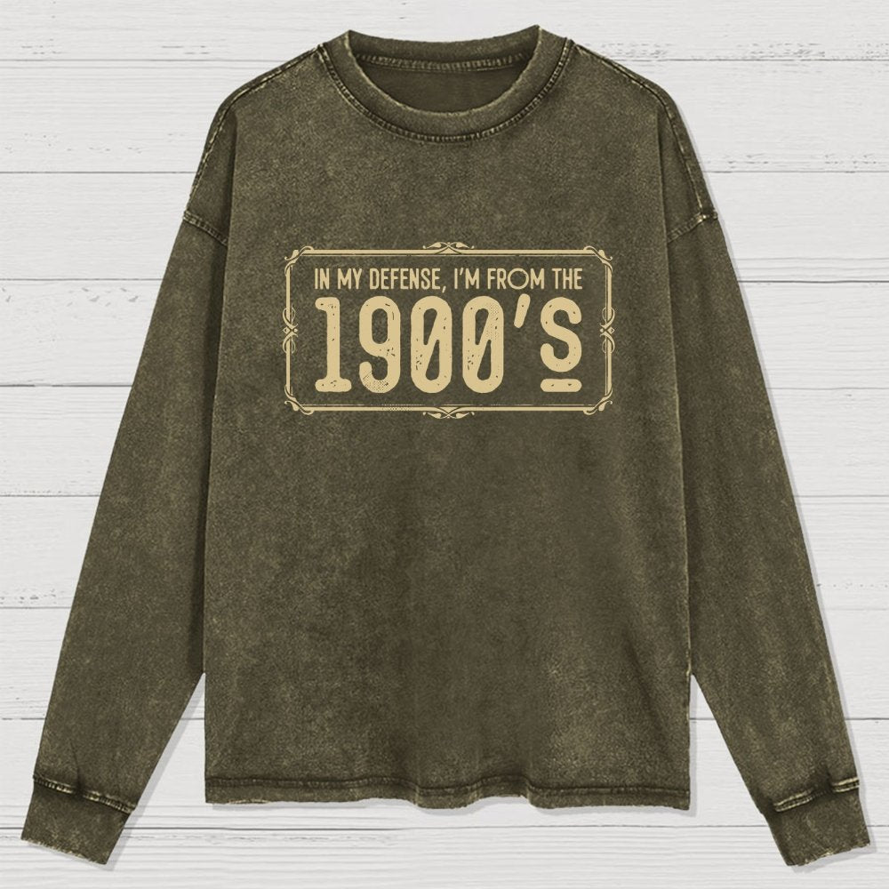 Cut Me Some Slack Washed Long Sleeve Tee
