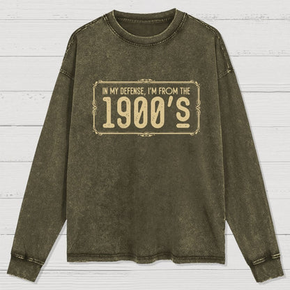 Cut Me Some Slack Washed Long Sleeve Tee
