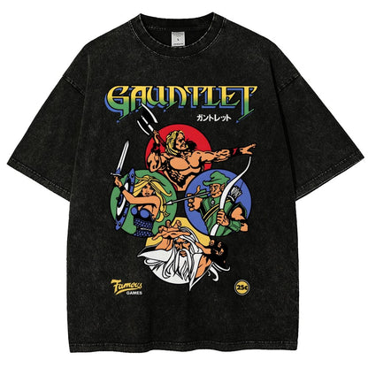 Gauntlet Retro Vintage Arcade Gaming Vintage Distressed T-shirt