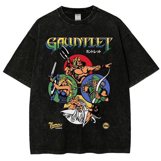 Gauntlet Retro Vintage Arcade Gaming Vintage Distressed T-shirt