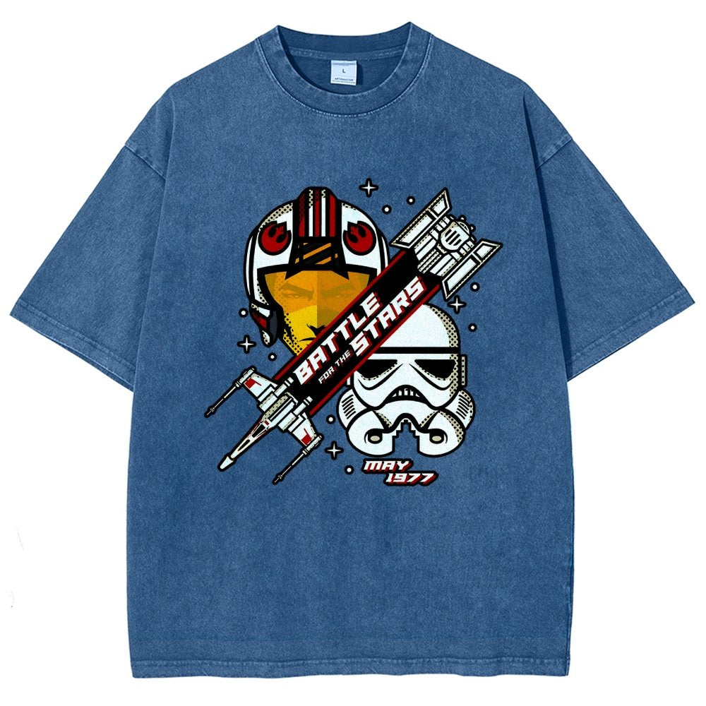 Battle for the Stars Vintage Distressed T-shirt