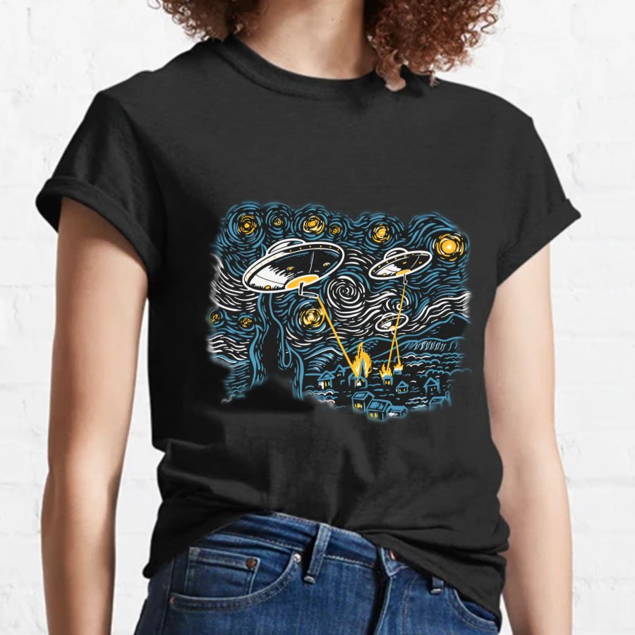 STARRY INVASION Nerdy T-Shirt