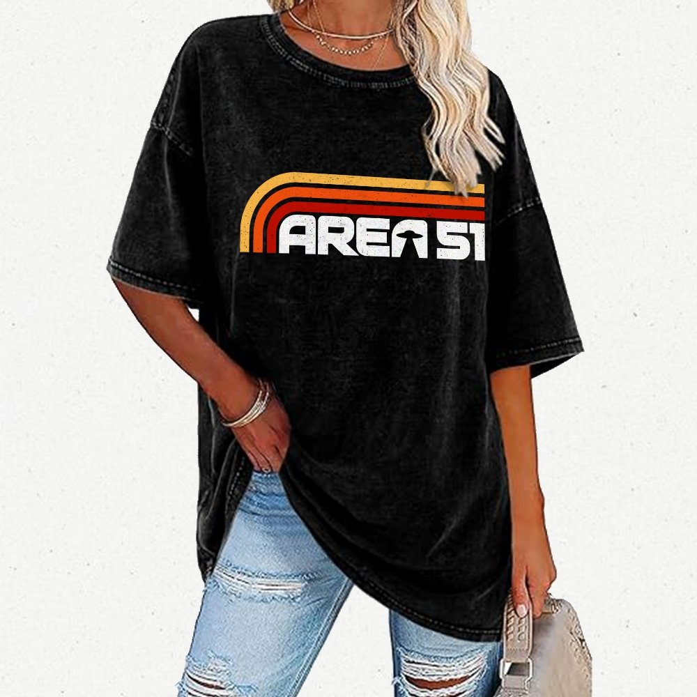 Area 51 Vintage Distressed T-shirt