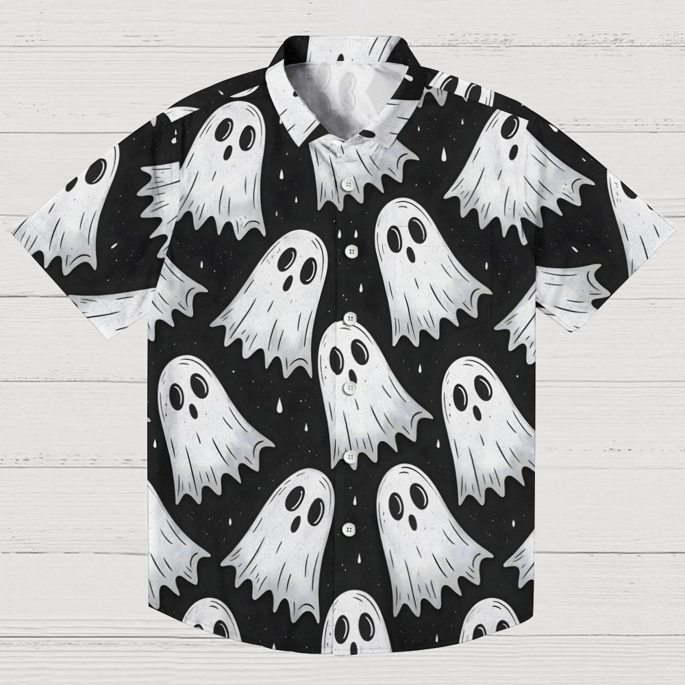 Cute Ghost Geek Hawaiian Shirt