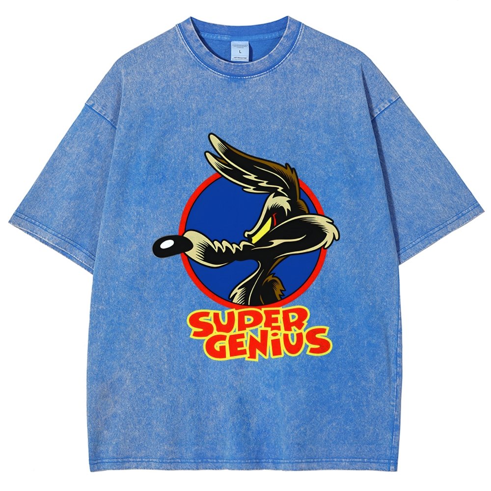 Dick Coyote Super Genius Vintage Distressed T-shirt